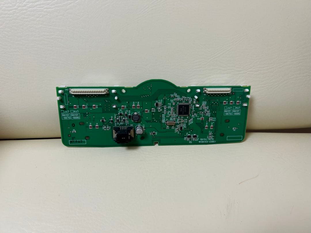 130マークX 後期　純正　ヒータコントロールスイッチボード