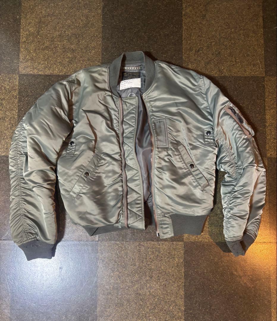 MA-1 cab clothing MA1 B-16D mサイズ 短丈