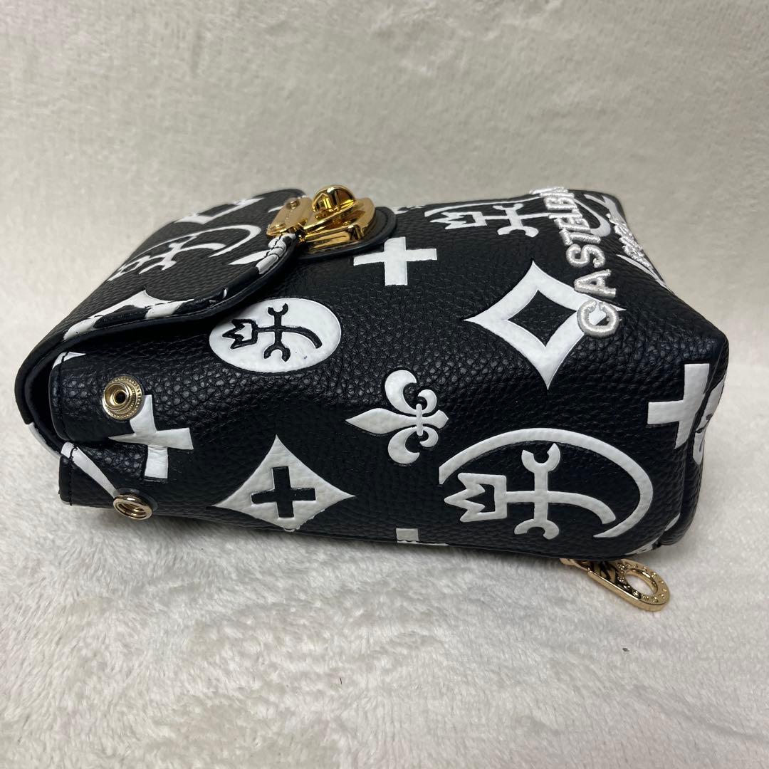 ○カステルバジャック　クレア　ミニリュック　ショルダーバックバッグ　ゴールド金具