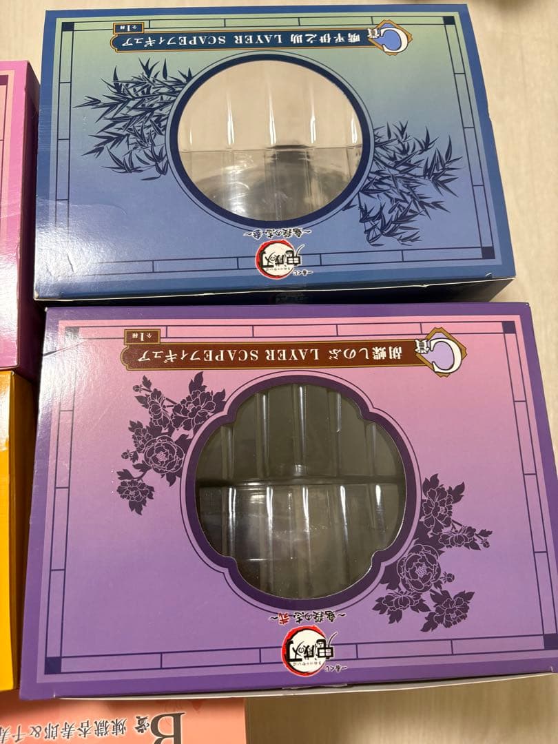 一番くじ 鬼滅の刃 鬼殺の志 LAYER SCAPE フィギュア ５点セット