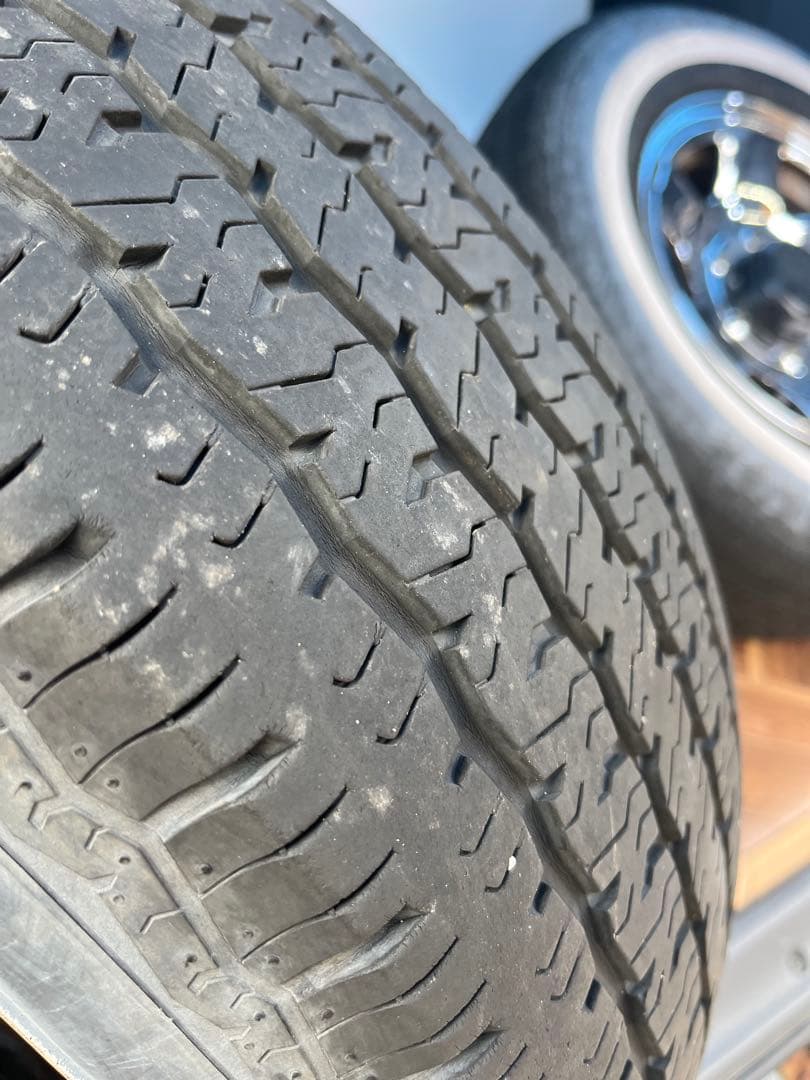 マーモット！ハイラックス　サーフ　純正　メッキスチールホイール