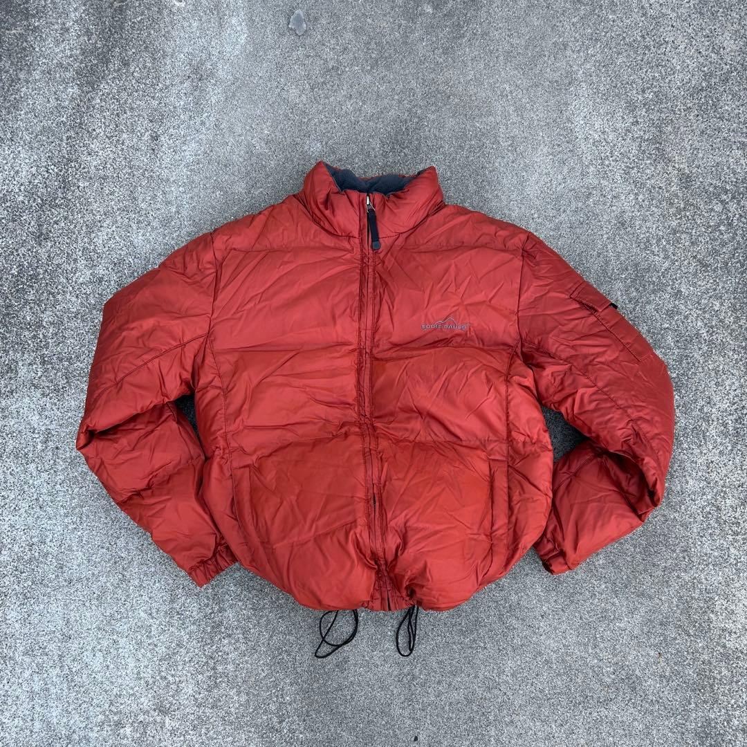 良*子様 00s Eddie Bauer goose down puffer j - メルカリ