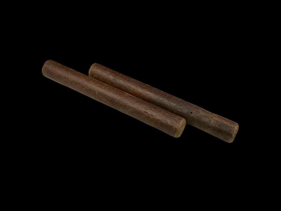 長胴太鼓 和太鼓 皮破れなし くりぬき胴 打面-約35㎝ 胴高-約45㎝ 宮太鼓