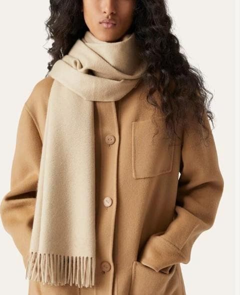 ロロ ピアーナ　Loro Piana　ストール　マフラー　オペラ　箱付き　紺