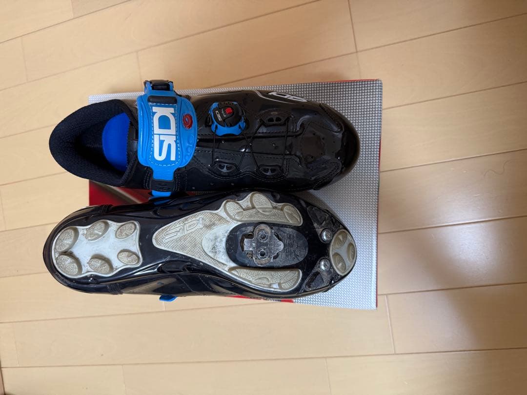 SIDI サイクリングシューズ ブラック/ブルー