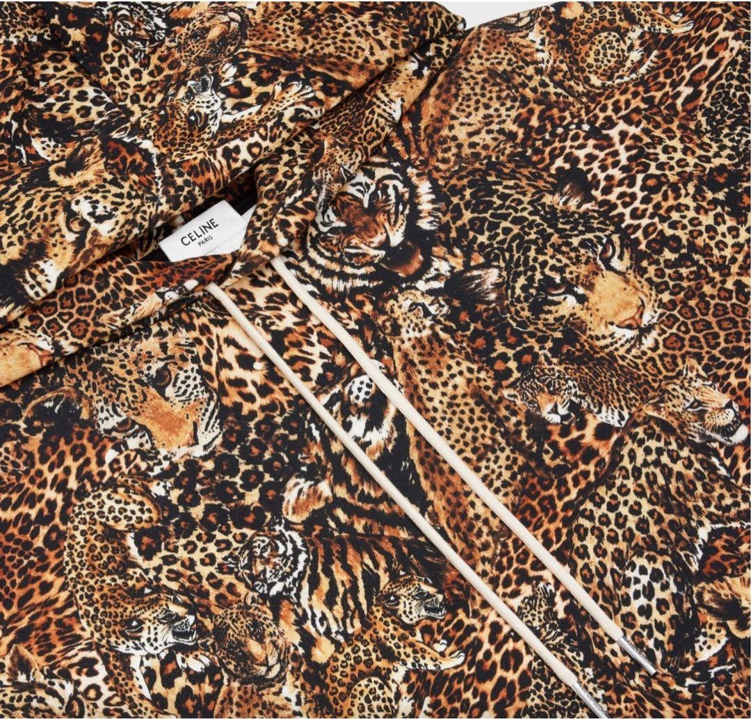 CELINEセリーヌ アニマル柄　総柄　フーディー　パーカー