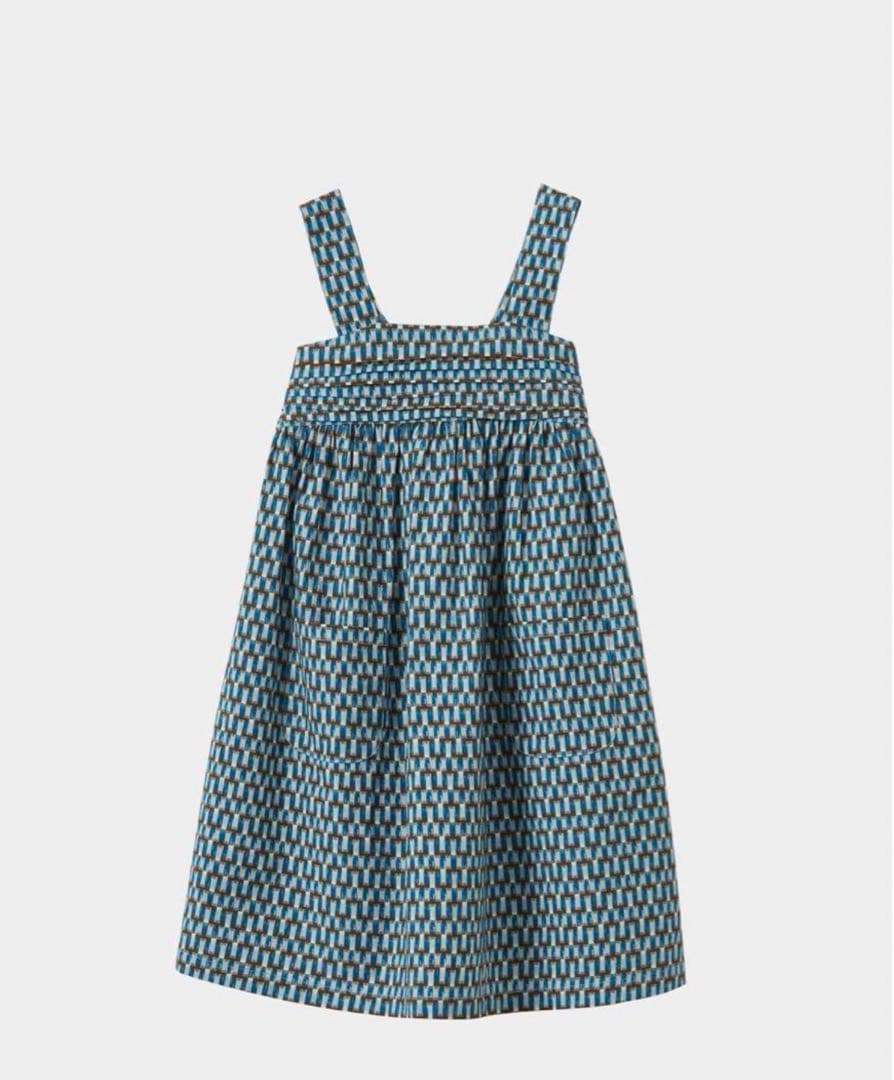 caramel GEO ワンピース ブルー 8YCaramel London ワンピースBLUE GEO
