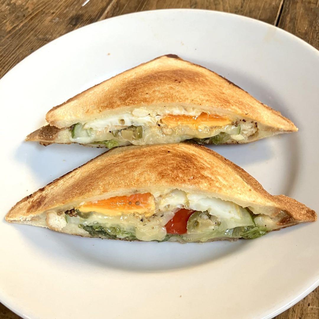 UFOパン ホットサンドメーカー ミニフライパン 両面焼き 直火専用 18cm