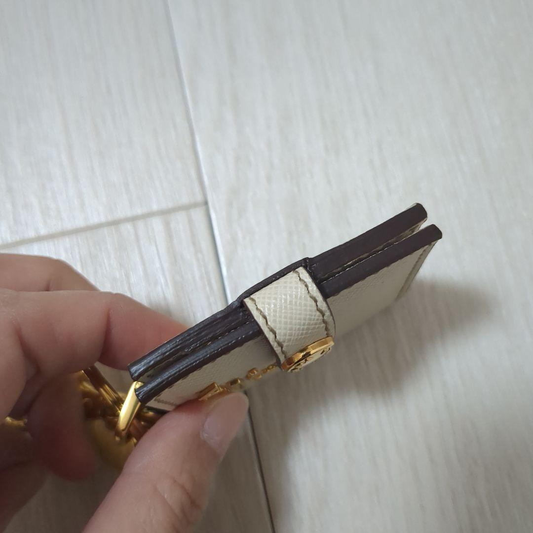 【極美品】PRADA プラダ バッグチャーム キーリング ノートモチーフ