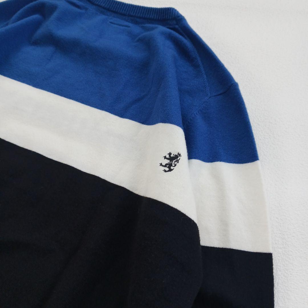 アドミラルゴルフ　ニット　セーター　LL　XL　メンズゴルフウェア　ブルー