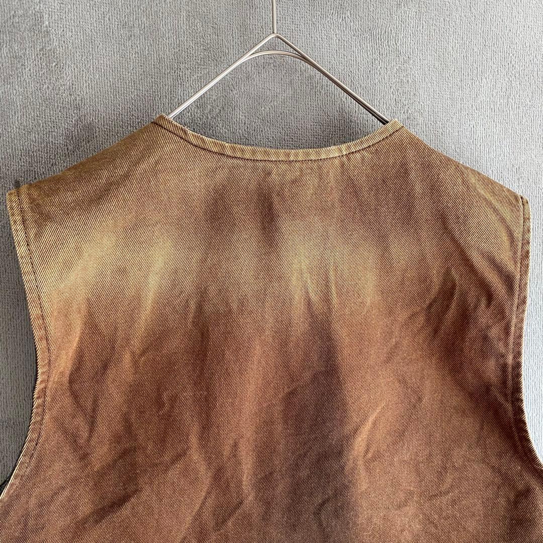 Carhartt USA製 ダックベスト 鬼フェード XLブラウン - メルカリ