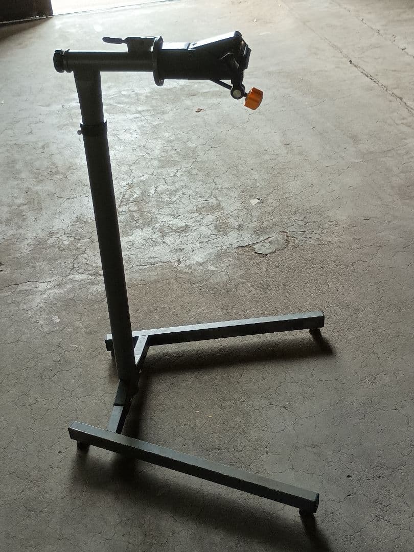 自転車メンテナンススタンド スチール製 マルチクランプ