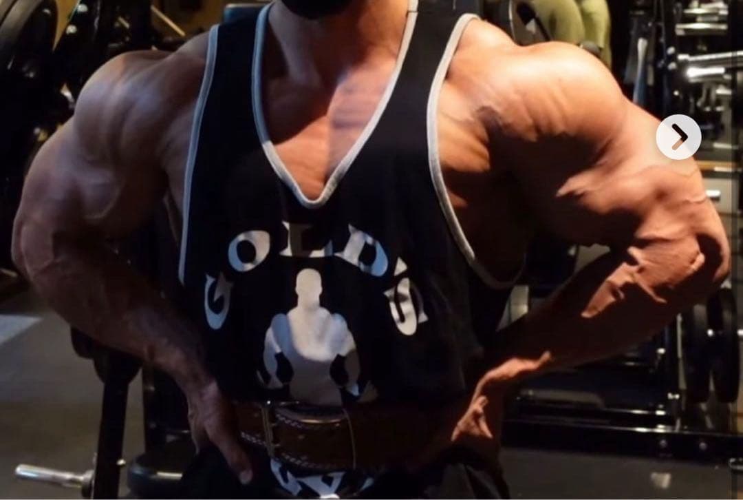 ゴールドジム リンガータンクトップ 横川尚孝 gold´s gym ボディビル