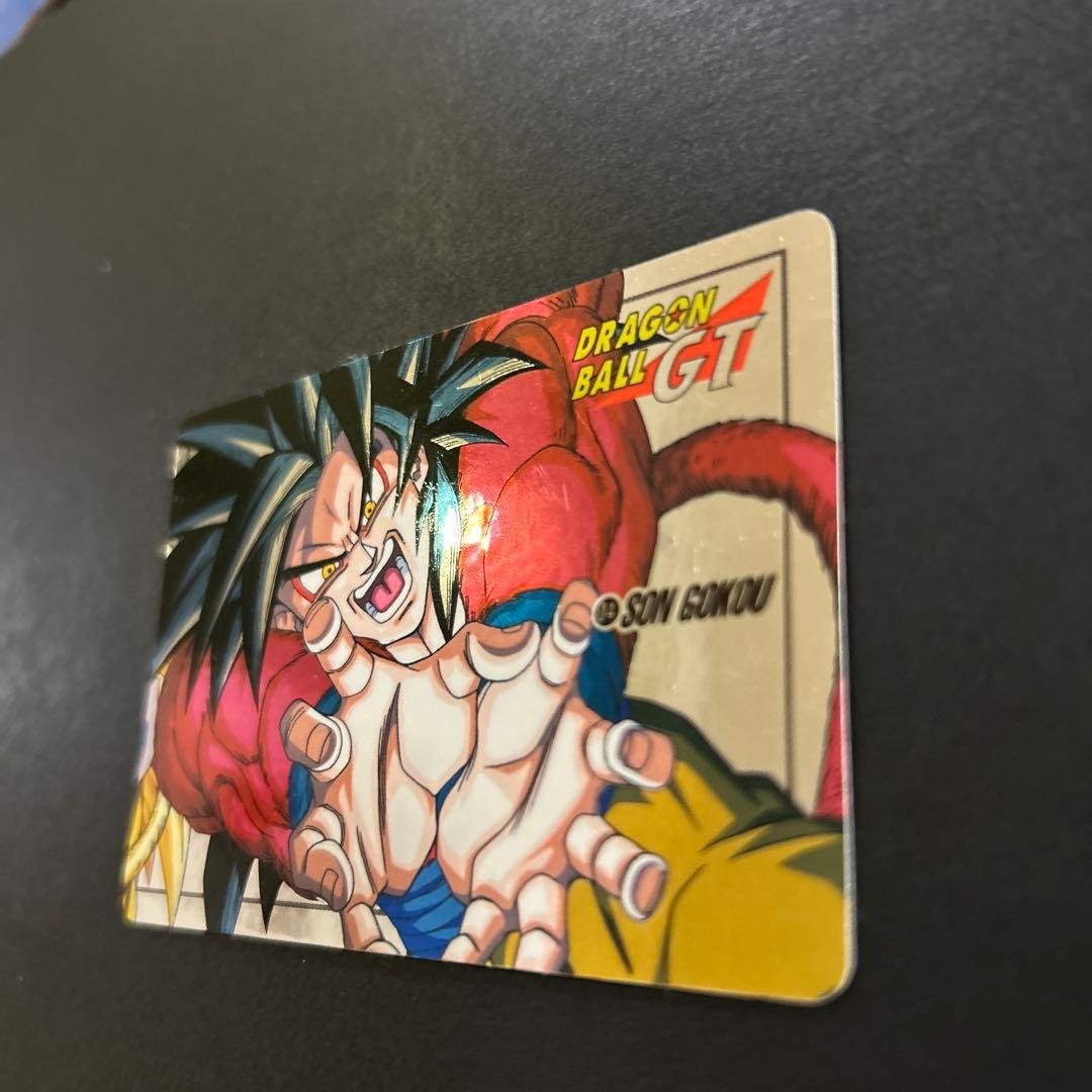 【超貴重!!!】ドラゴンボールGTカードダス　No.04 孫悟空（未剥がし品）