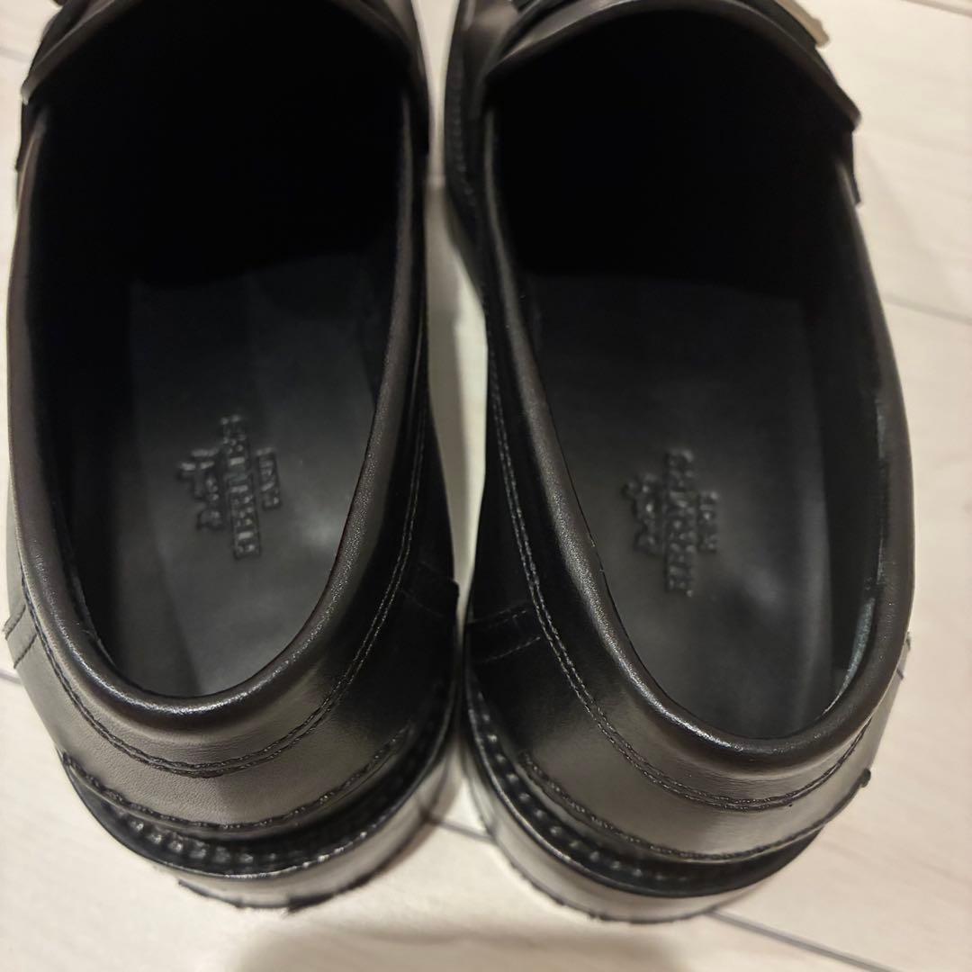 期間限定お値下げ中 エルメス モカシン ホット36.5 ケリー金具 ブラック