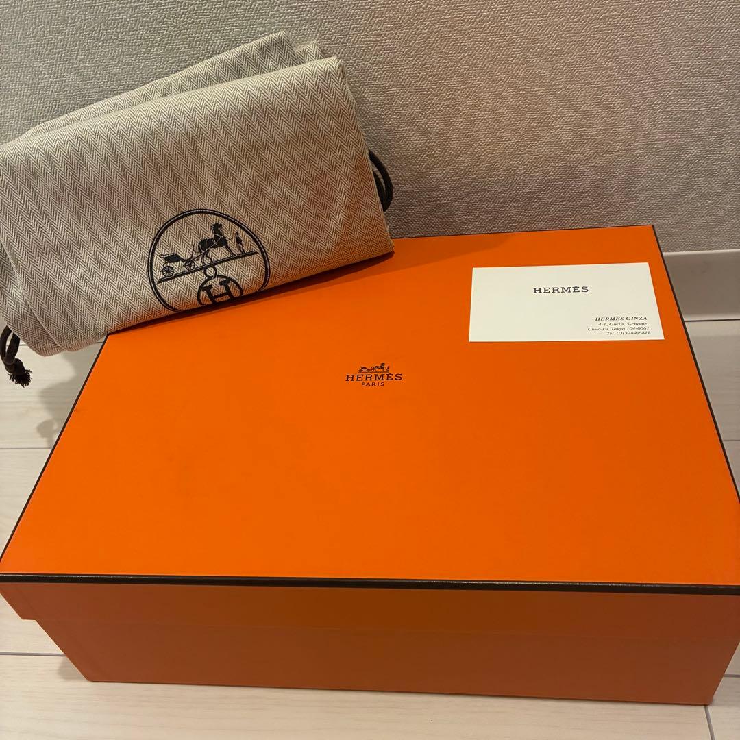 期間限定お値下げ中 エルメス モカシン ホット36.5 ケリー金具 ブラック