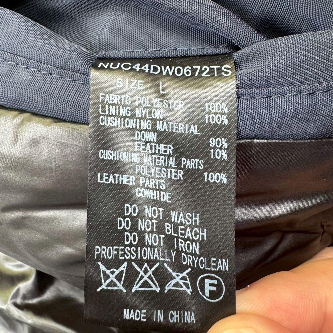 美品✨ ナノユニバース×西川ダウン ステンカラーコート ダウンコート Lサイズ