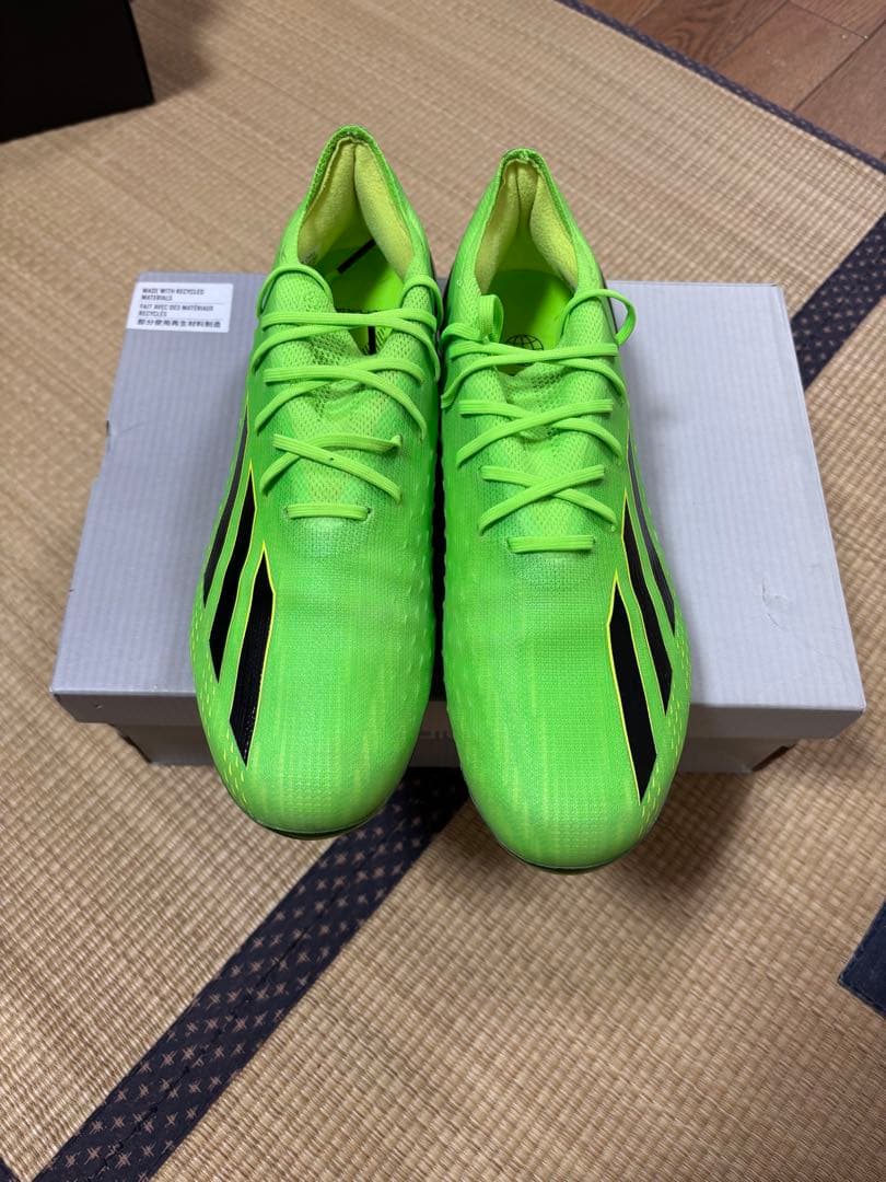 adidas Xスピードポータル.1 HG/AG 25.5cm ネオンイエロー