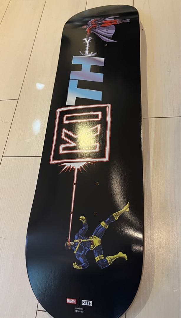 スケートボード Kith x Marvel X-Men Skate Deck \"Black\"