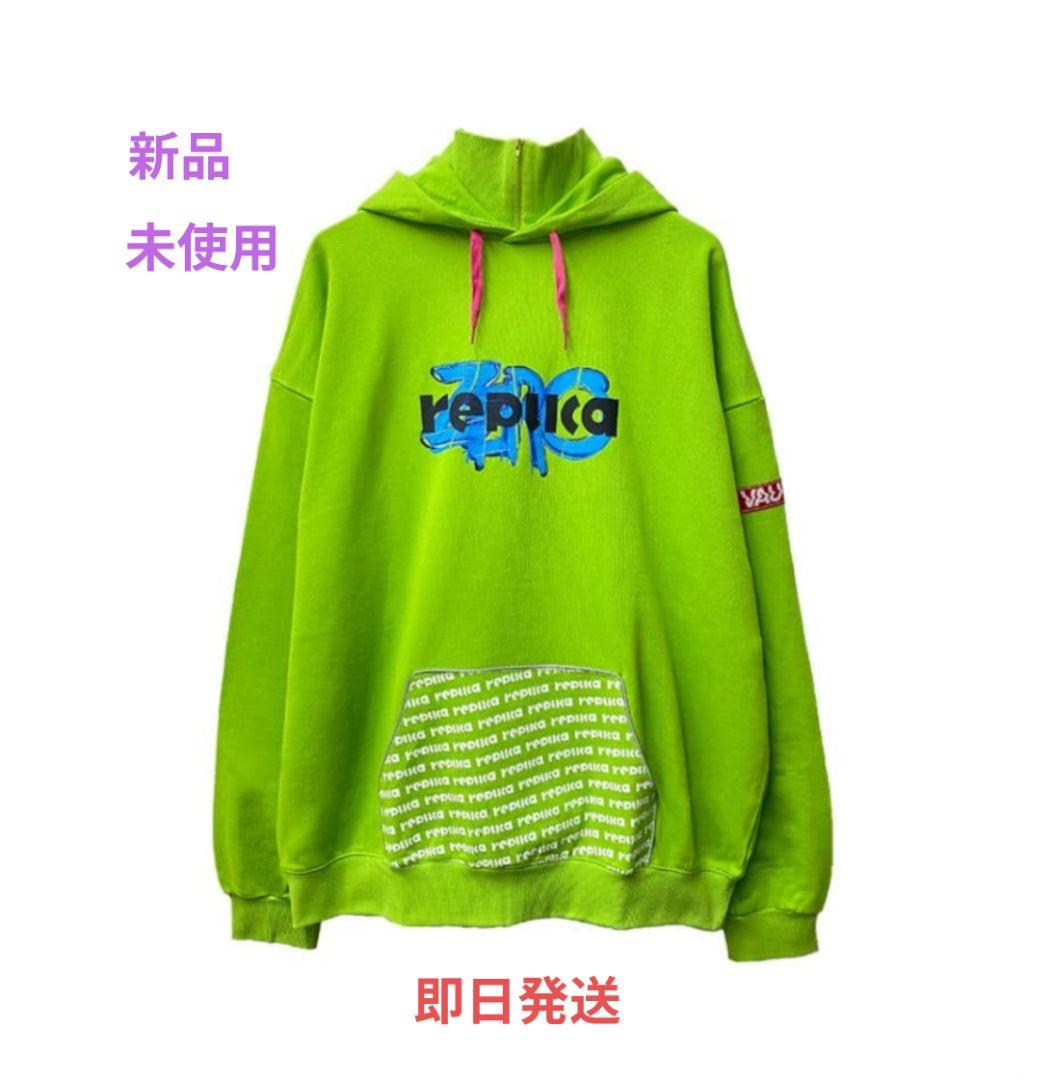 新品)Vaundy“replica” フーディ パーカー Green Lサイズ - メルカリ