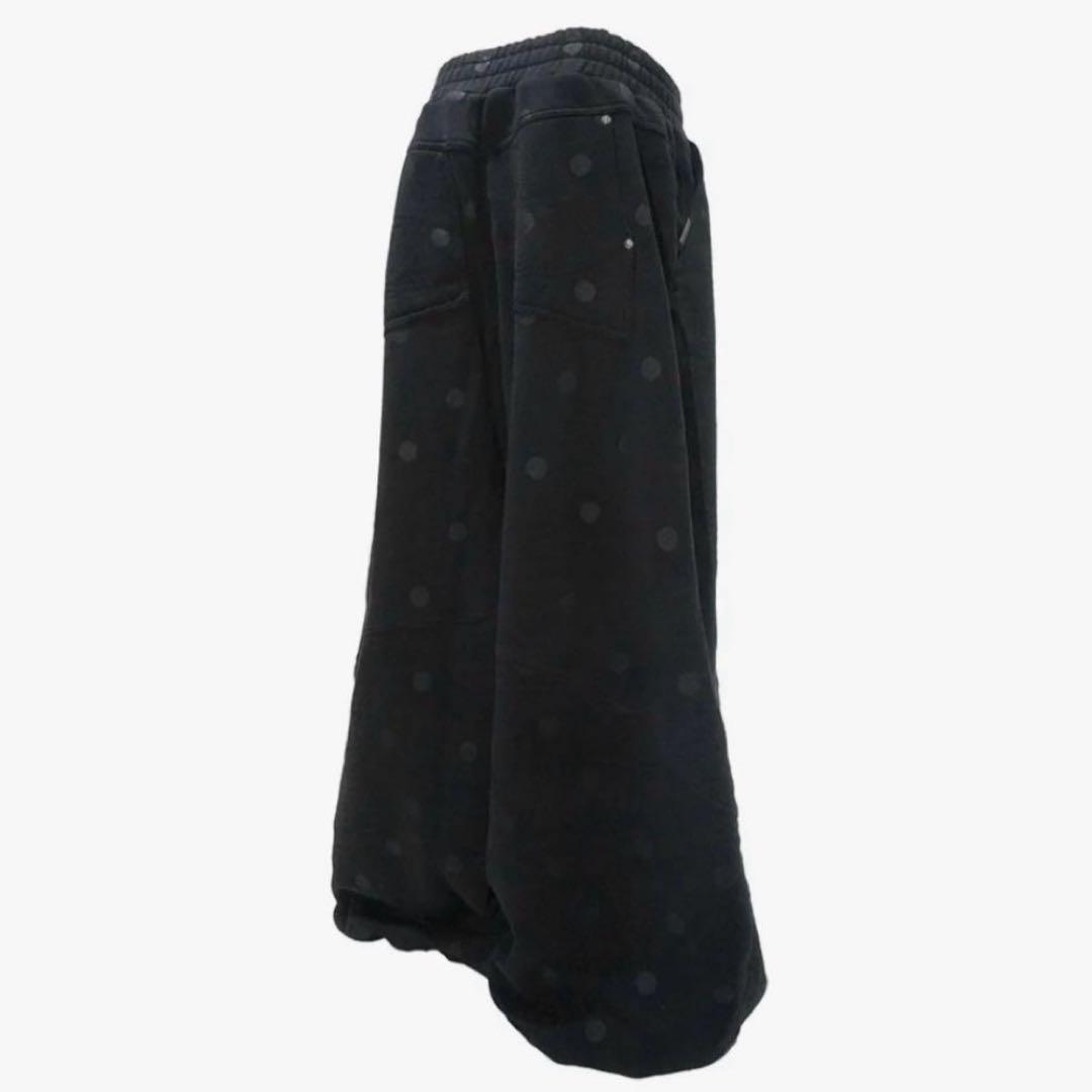 パンツ theredthread S dot sweatwide pants black