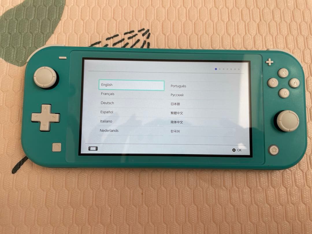 Nintendo Switch Lite ターコイズ　ジェラピケケース付き