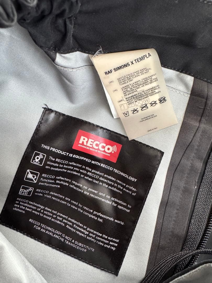 パンツ TEMPLA x RAF SIMONS SKI CARGO PANTS