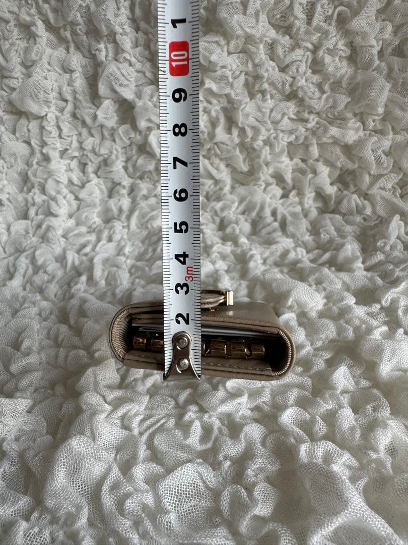 【超美品✨新品未使用✨保証書付】アニエスベー キーケース アイボリー ベージュ