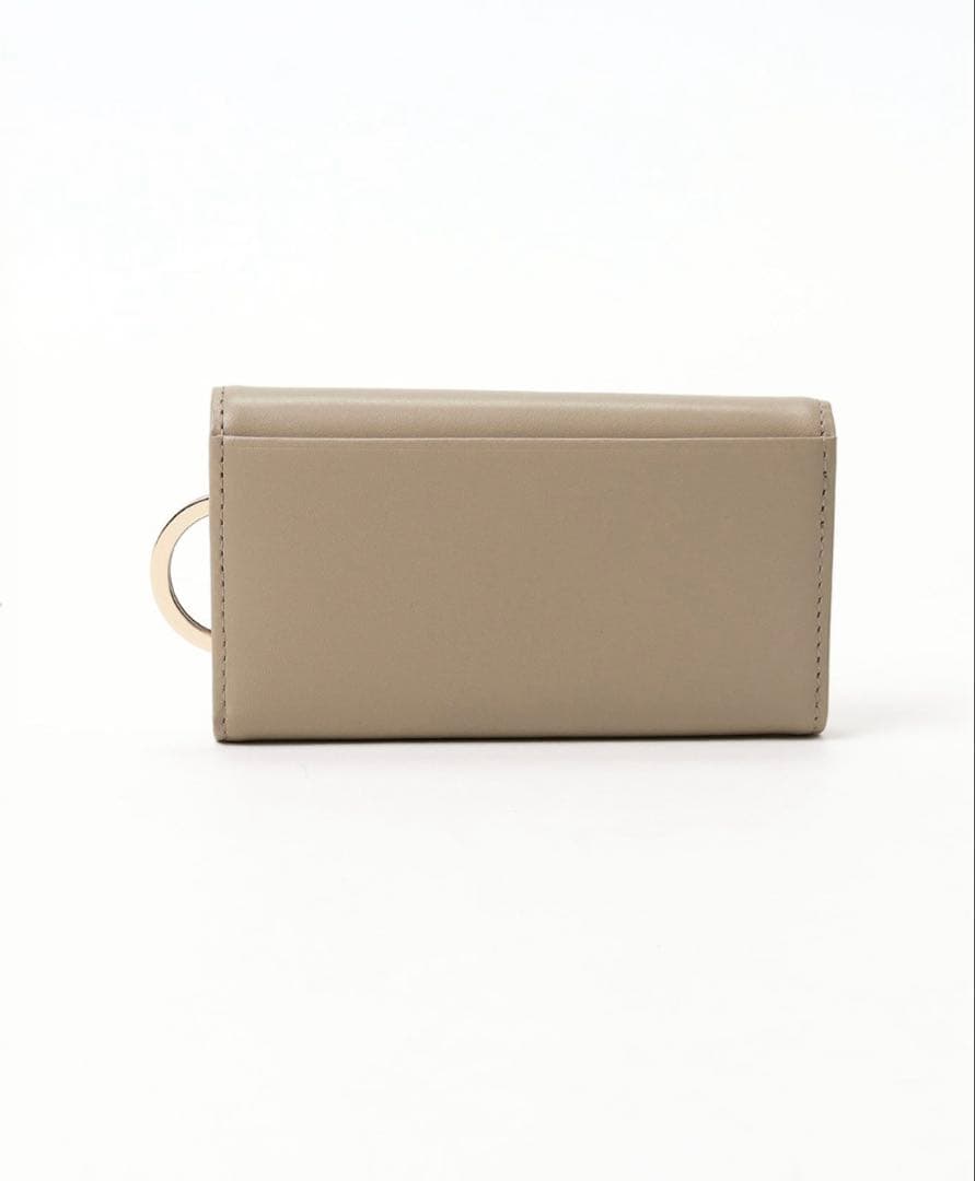 【超美品✨新品未使用✨保証書付】アニエスベー キーケース アイボリー ベージュ