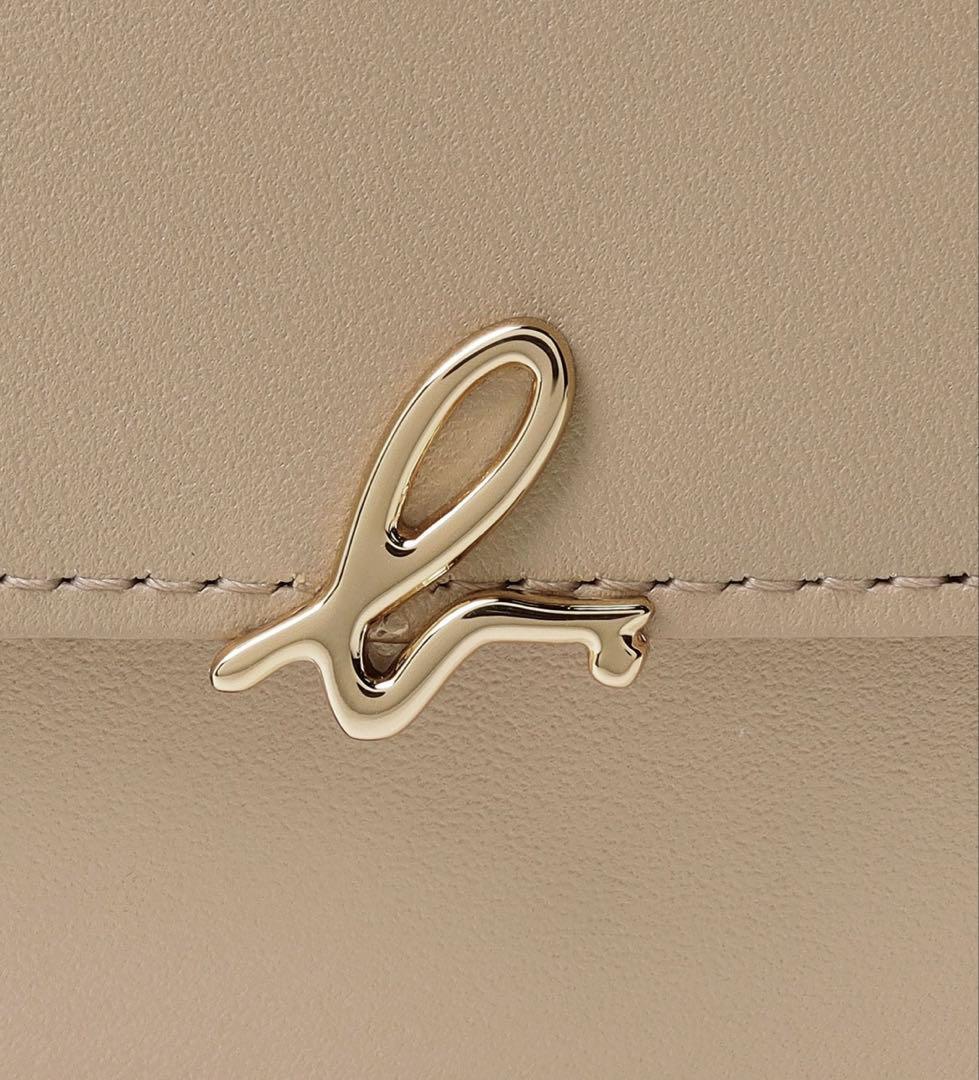 【超美品✨新品未使用✨保証書付】アニエスベー キーケース アイボリー ベージュ