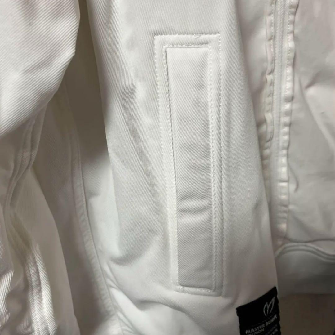 マスターバニーエディション スーパーストレッチ　フルジップブルゾン　ホワイト