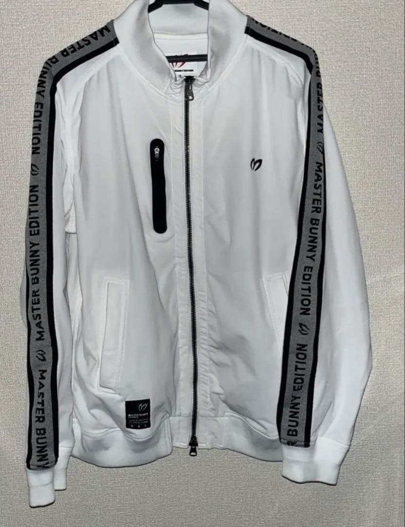 マスターバニーエディション スーパーストレッチ　フルジップブルゾン　ホワイト