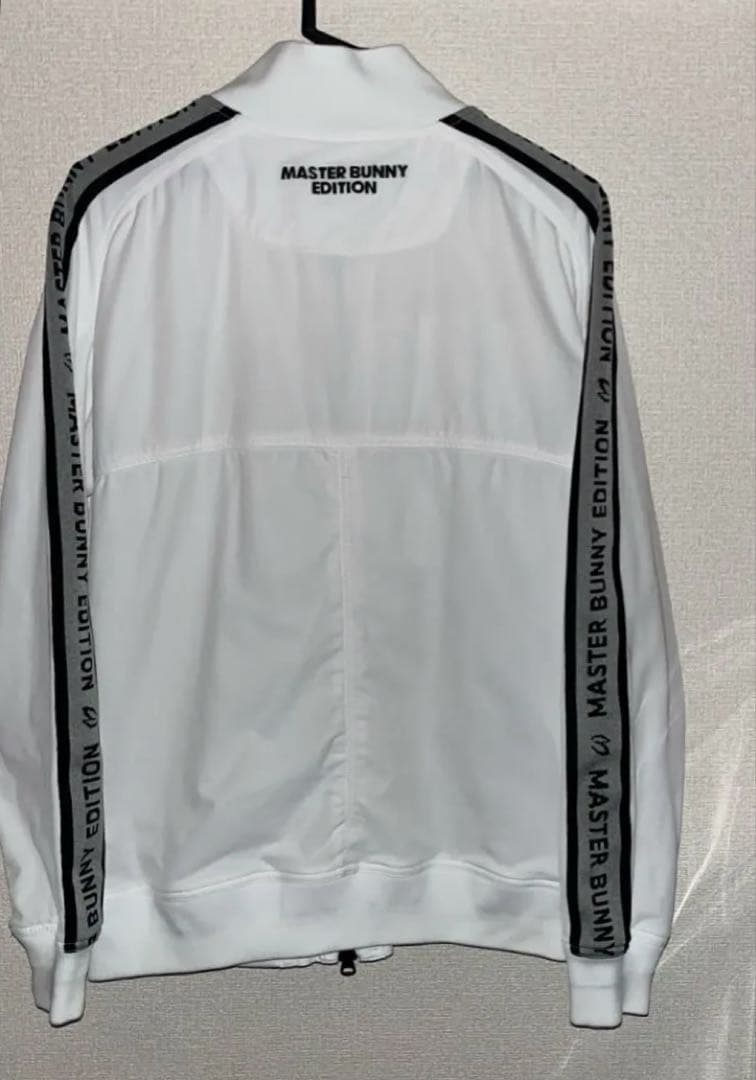 マスターバニーエディション スーパーストレッチ　フルジップブルゾン　ホワイト