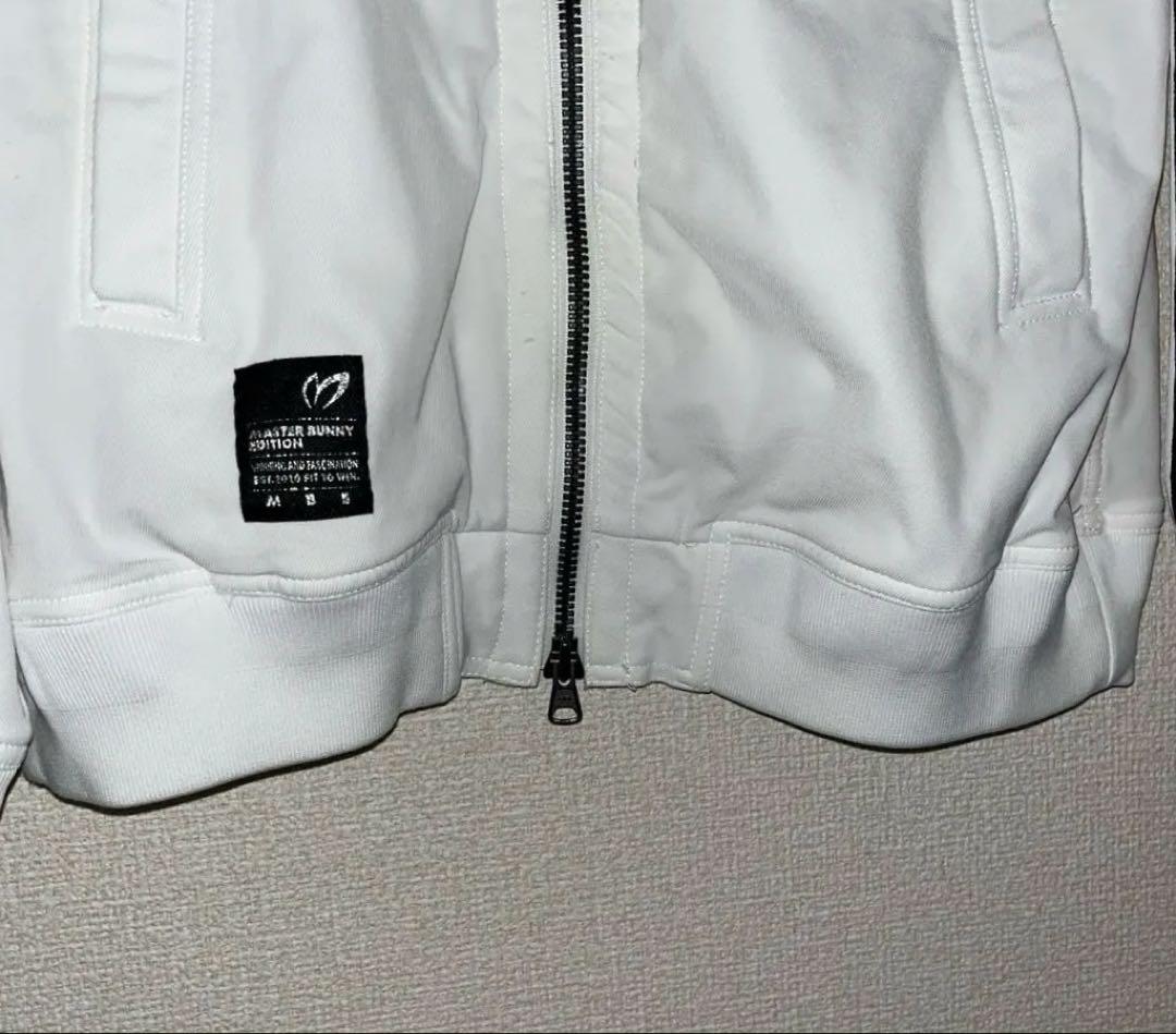 マスターバニーエディション スーパーストレッチ　フルジップブルゾン　ホワイト