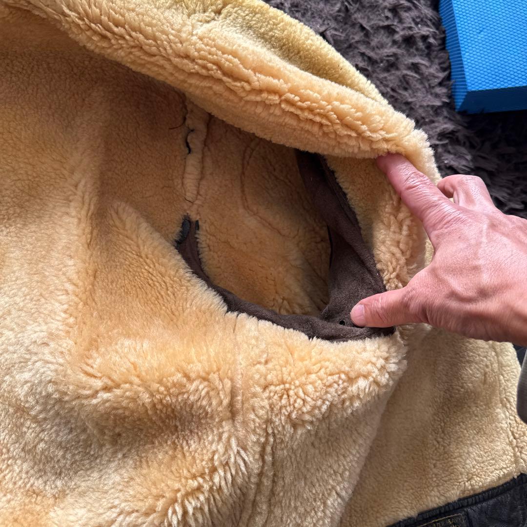 再評価3倍以上価値‼️お宝‼️フライトジャケット米国海軍仕様M445皮の