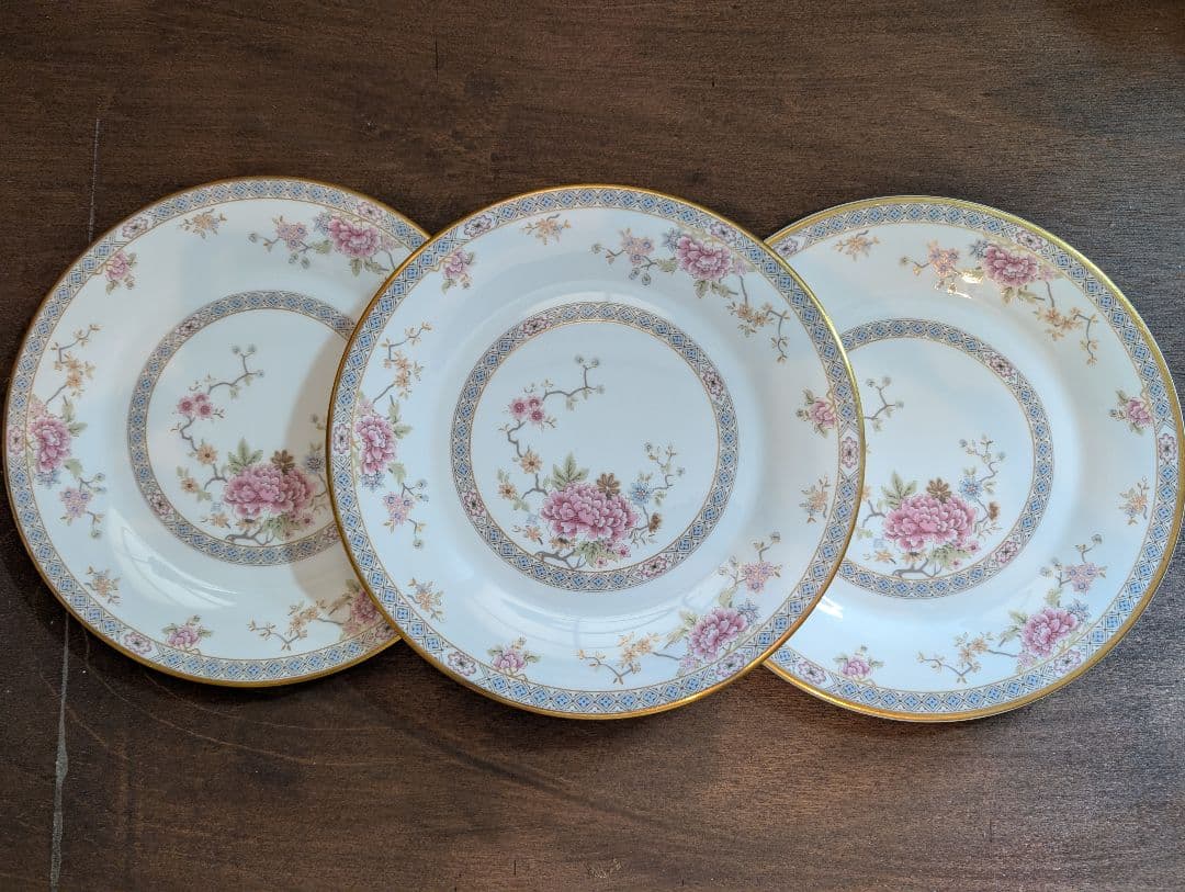 ロイヤルドルトン カントン 20.5㎝×3枚