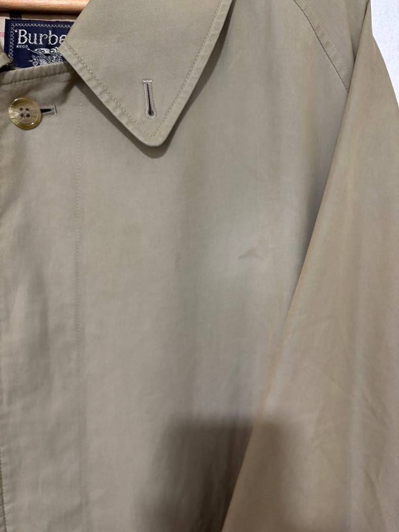 BURBERRY 一枚袖 ラグラン ステンカラー　イギリス　ビンテージ