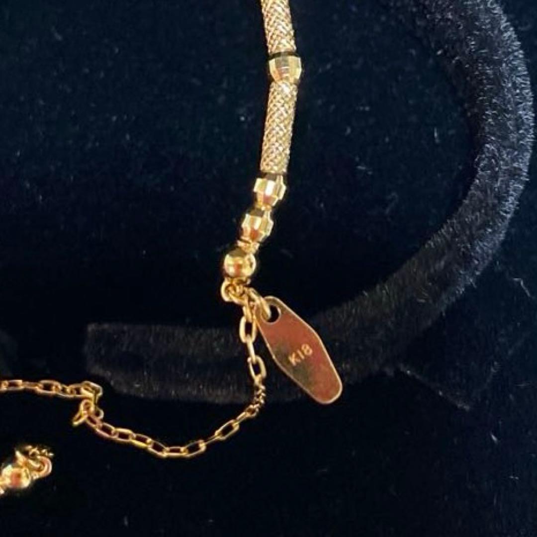 K18YG/WG ダイヤモンド 0.28ct バングル ブレスレット 品質保証書