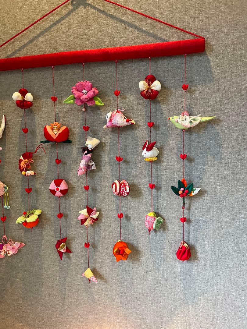 つるし雛　No.138 壁掛けタイプ　ひな祭り　桃の節句　初節句飾り