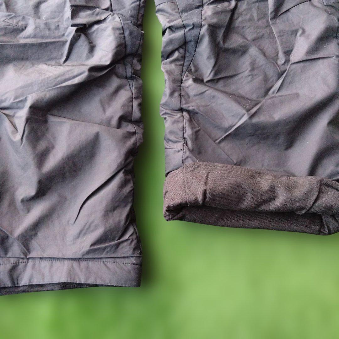 XOsize ASICS 上下中綿入りウィンドブレーカー 青/黒/蛍光黄