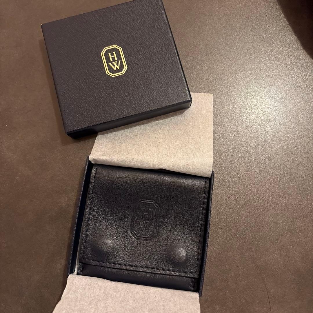 ハリーウィンストン ジュエリーケース ジュエリーポーチ ネイビー 小物