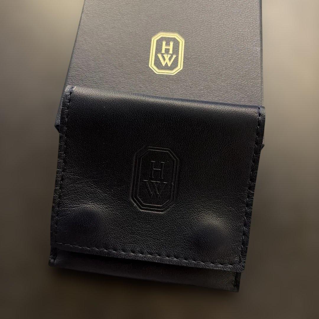 ハリーウィンストン ジュエリーケース ジュエリーポーチ ネイビー 小物