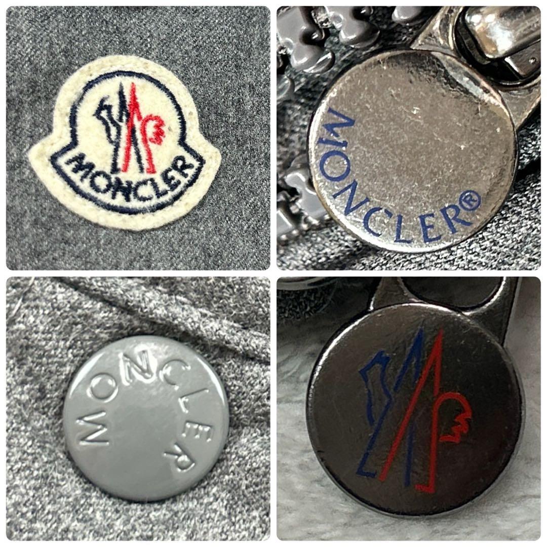 K160 L モンクレール モンジュネーブル ダウンジャケット グレー メンズ