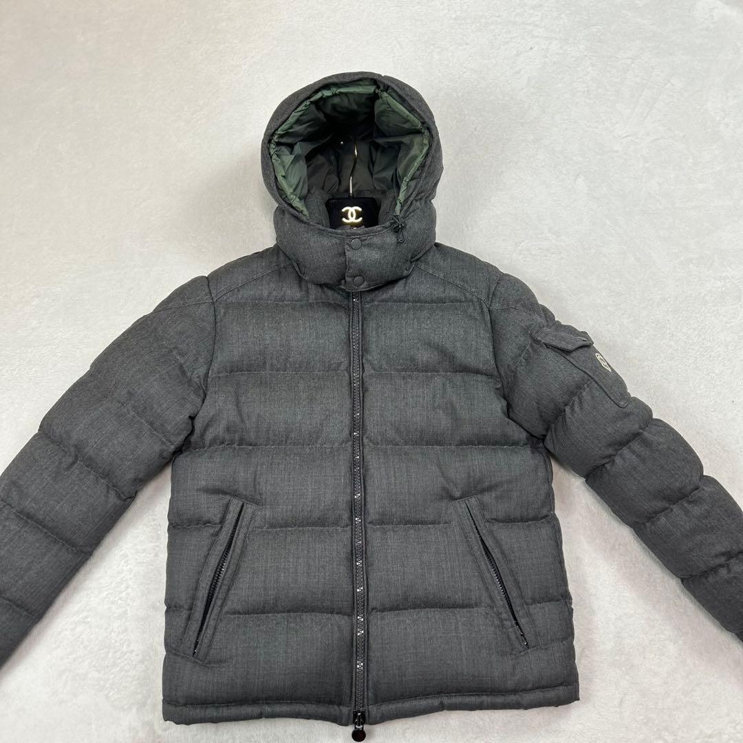 K160 L モンクレール モンジュネーブル ダウンジャケット グレー メンズ