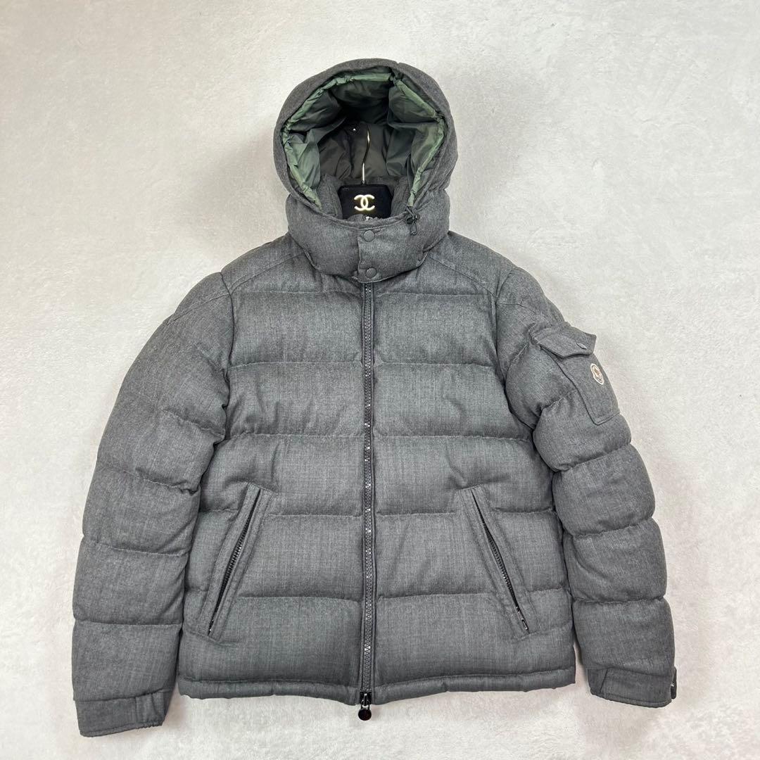 K160 L モンクレール モンジュネーブル ダウンジャケット グレー メンズ