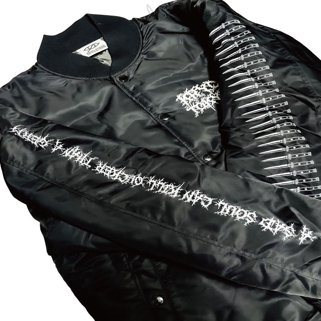 KRY CLOTHING DAEKI BIGサイズ中綿スタジャン ブラック L DAEKI