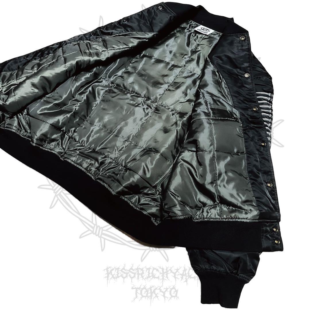 KRY CLOTHING DAEKI BIGサイズ中綿スタジャン ブラック L DAEKI