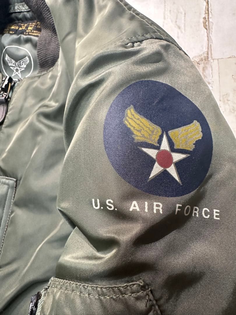 週末最終値下げ50s MA-1リプロダクト CAMCO USA L