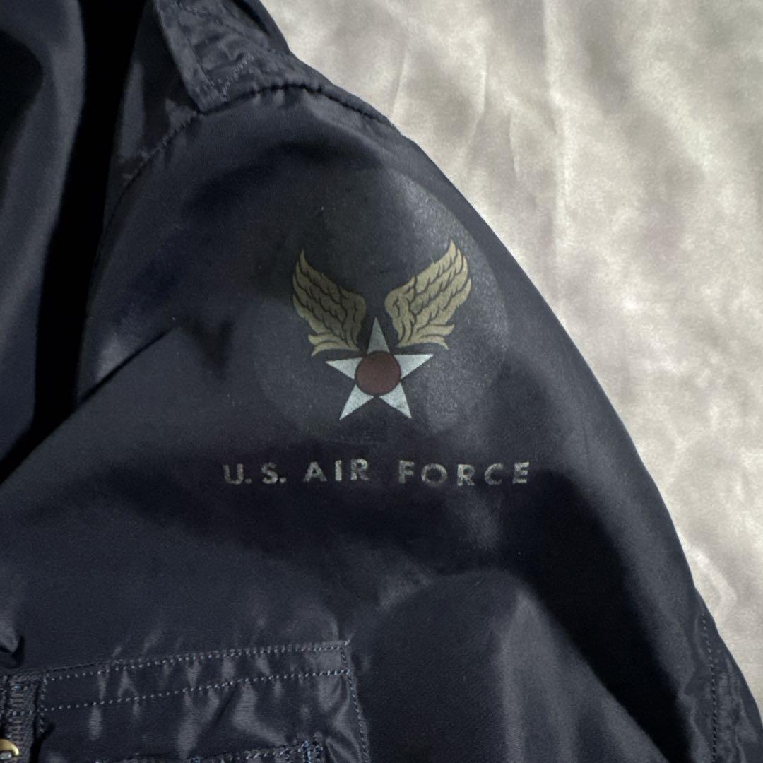 美品　バズリクソンズ　L-2A短丈 フライトジャケット 東洋　ネイビー　40