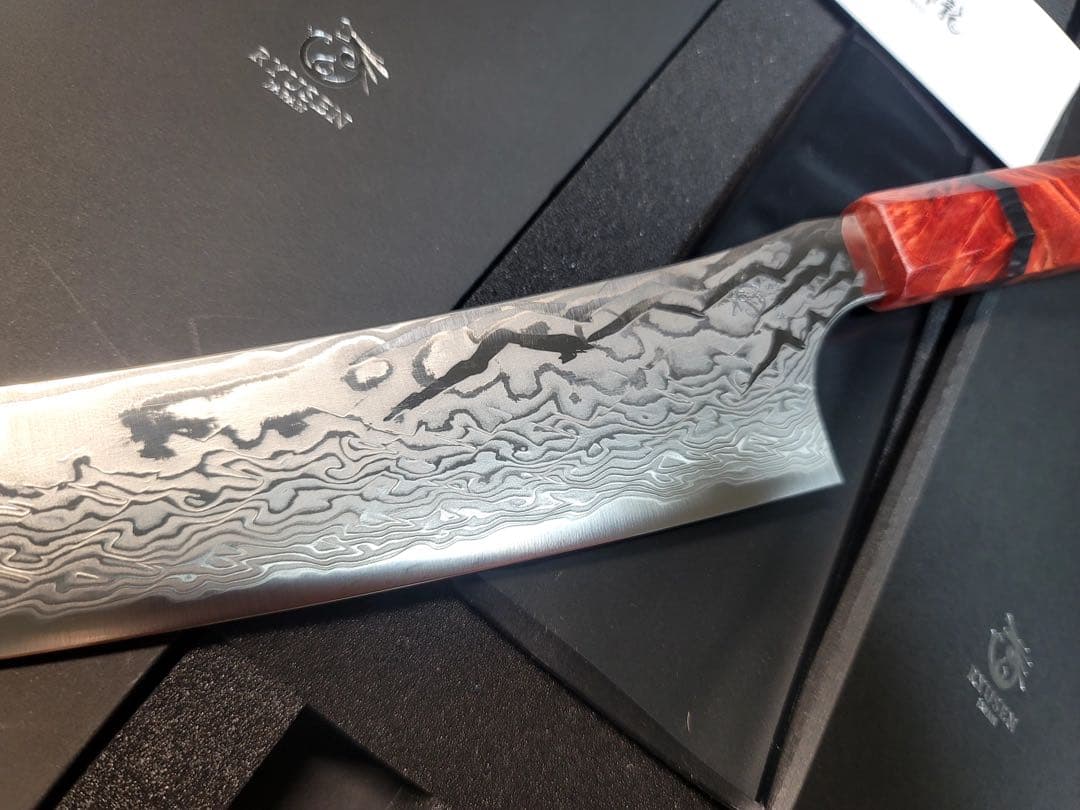 龍泉刃物 紅蓮緋龍 SPG Strix 牛刀 240 - メルカリ